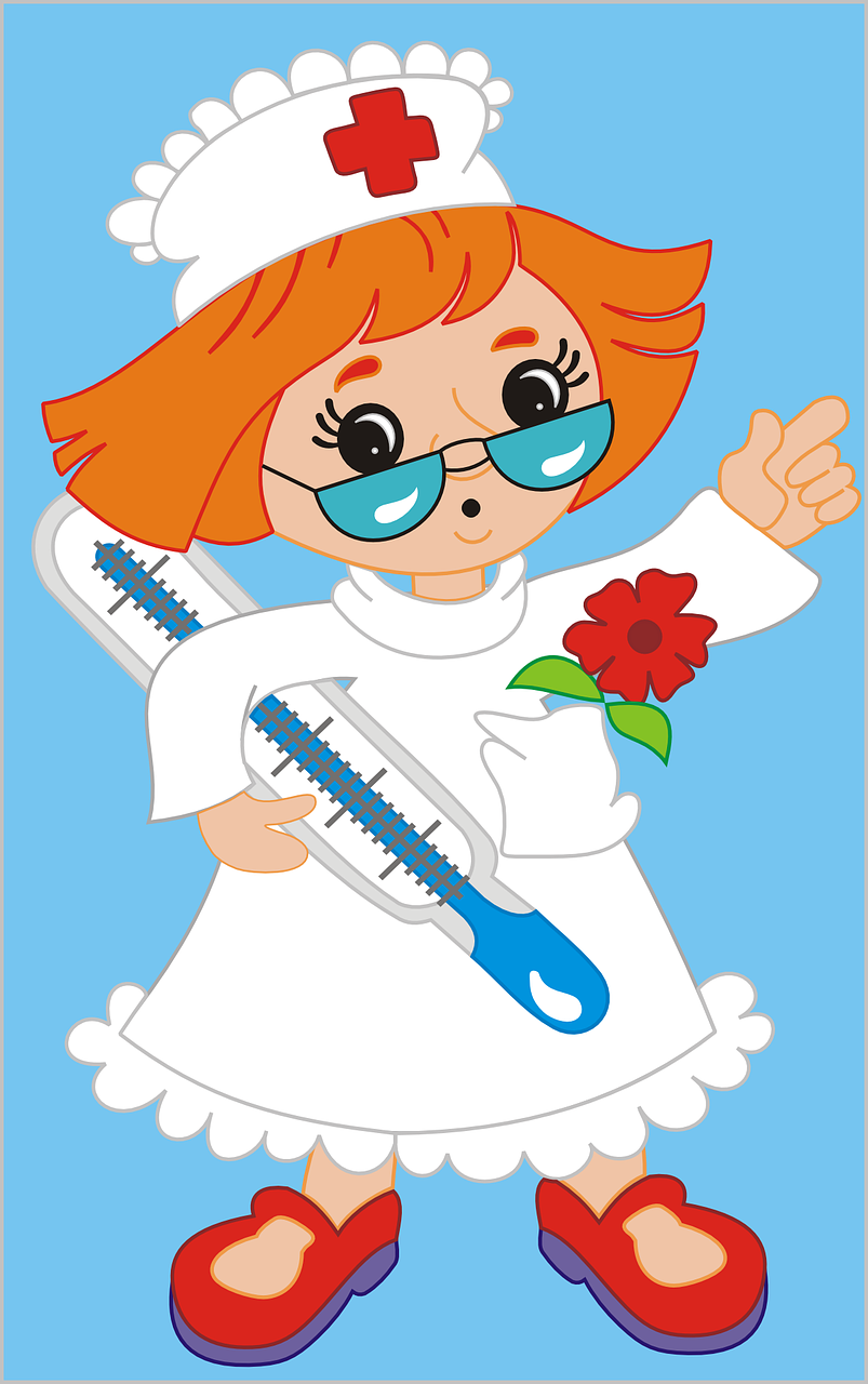 nurse, cartoons, medical